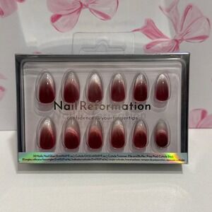 Nail Reformation Press On Nails Brown Ombre Almond Shape 32ct Kit